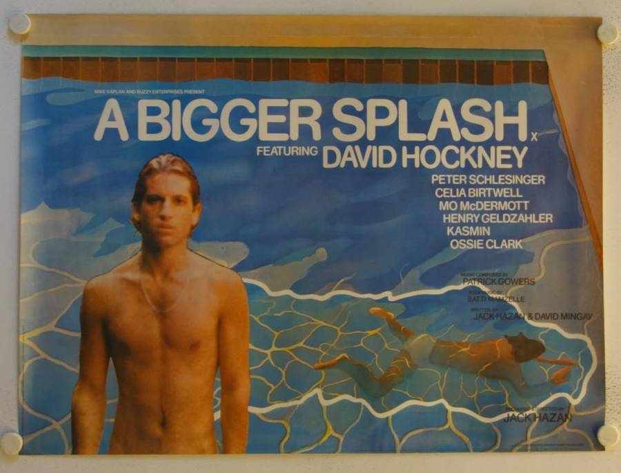 A Bigger Splash original release British Quad movie poster